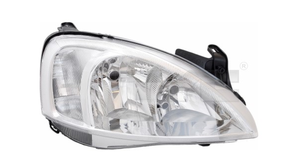 Phare avant droite TYC Opel CORSA C 2001 20606505 - OtoParts.ma