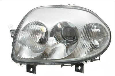 Phare avant gauche TYC Renault CLIO 2 1998 2Lampe 20619405 - OtoParts.ma