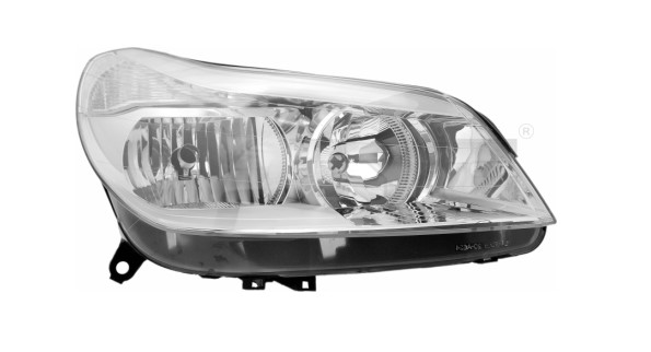 Phare avant droite TYC Citroën C5 2004 20A62305 - OtoParts.ma