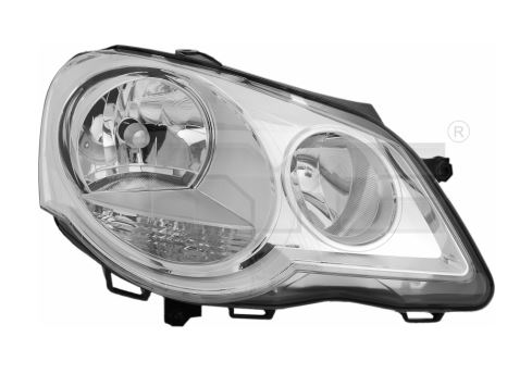Phare avant droite TYC Volkswagen POLO 2006 20A729052B - OtoParts.ma