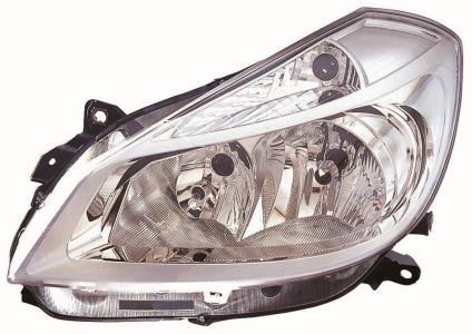 Phare avant gauche TYC Renault CLIO 3 2005 blanc 20A794052B - OtoParts.ma