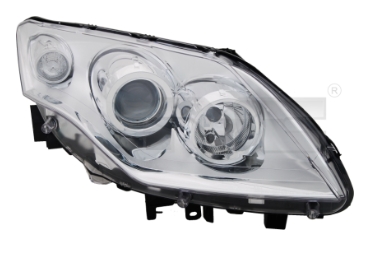 Phare avant droite TYC Renault LAGUNA 2007 chromé 20B351052B - OtoParts.ma