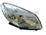 Phare avant droite TYC Dacia SANDERO 2008 chromé 20B79306 - OtoParts.ma