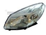 Phare avant gauche TYC Dacia SANDERO 2008 chromé 20B79406 - OtoParts.ma
