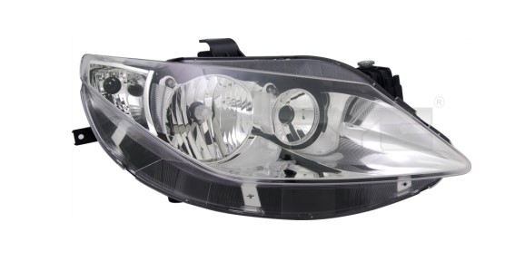 Phare avant droite TYC Seat IBIZA 2009 chromé 20B97105 - OtoParts.ma