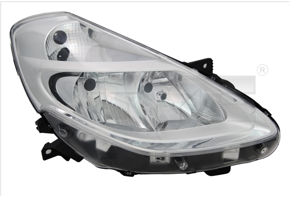 Phare avant droite TYC Renault CLIO 3 2009 chromé 20C049052B - OtoParts.ma