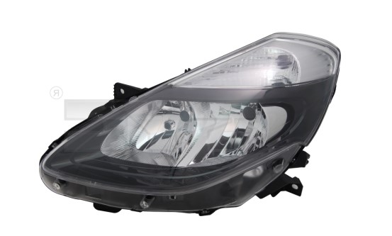 Phare avant gauche TYC Renault CLIO 3 2009 noir 20C05205 - OtoParts.ma