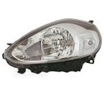 Phare avant gauche TYC Fiat PUNTO EVO 2009 chromé 20C26205