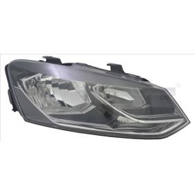 Phare avant droite TYC Volkswagen POLO 2014 20E667052B