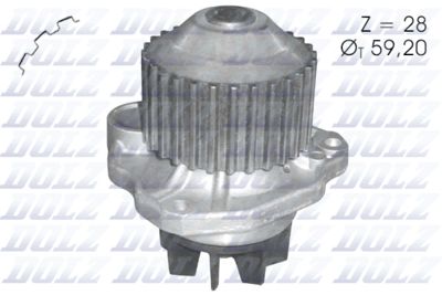 Pompe à eau Dolz C123 - OtoParts.ma