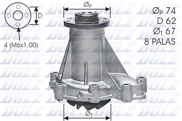 Pompe à eau Dolz M376