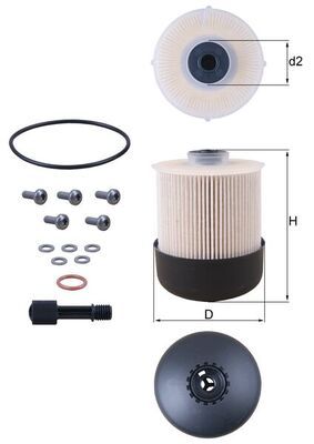 Filtre à carburant ALCO FILTER Asoil Dacia Logan-Dokker-Lodgy-Citan 164003643R MD7891 - OtoParts.ma