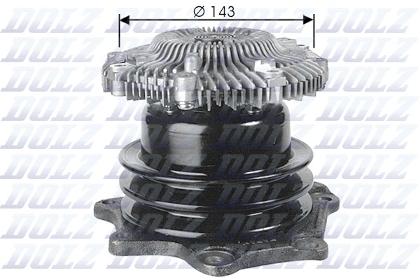 Pompe à eau Dolz N143 - OtoParts.ma