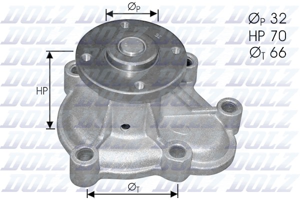 Pompe à eau Dolz O130 - OtoParts.ma